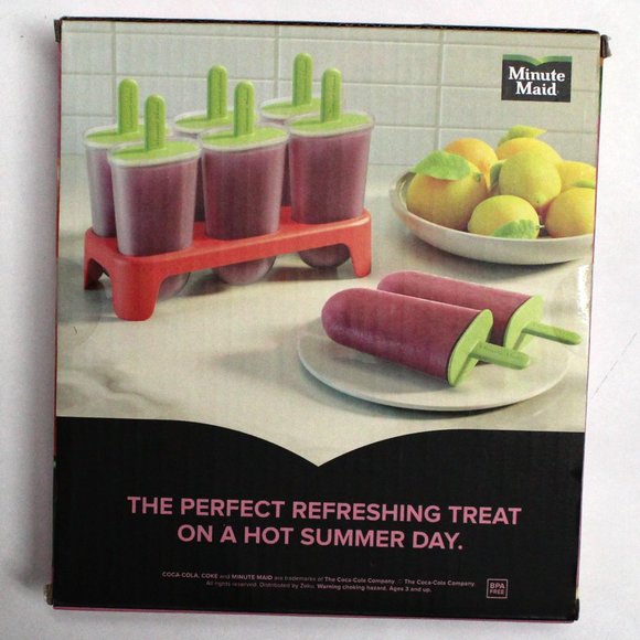 2 Boxes (6 Each = 12) Minute Maid Ice Pop Molds in Unopened Box - Picture 4 of 6
